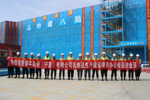 数智化工厂 在宁夏主体结构顺利封顶,建成后将引领中国乳品加工迈入新时代